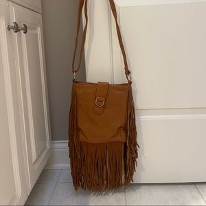 Street level semi genuine leather crossbody